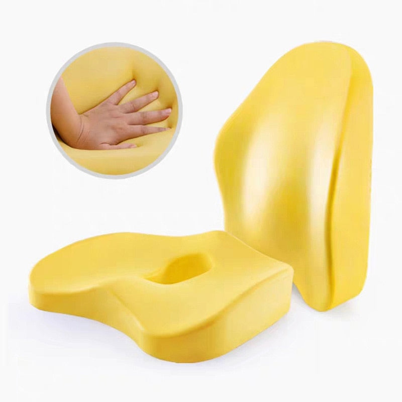 Set di sedili in memory foam con cuscino ortopedico